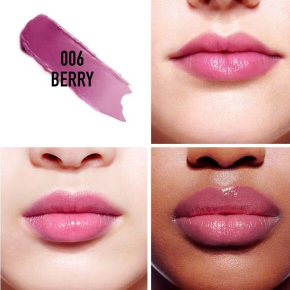 DIOR ADDICT LIP GLOW CUSTOM COLOR REVIVING LIP BALM- “BERRY” - Picture 3 of 10